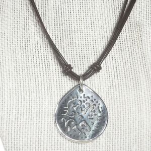 Silpada Silver Teardrop Pendant Necklace